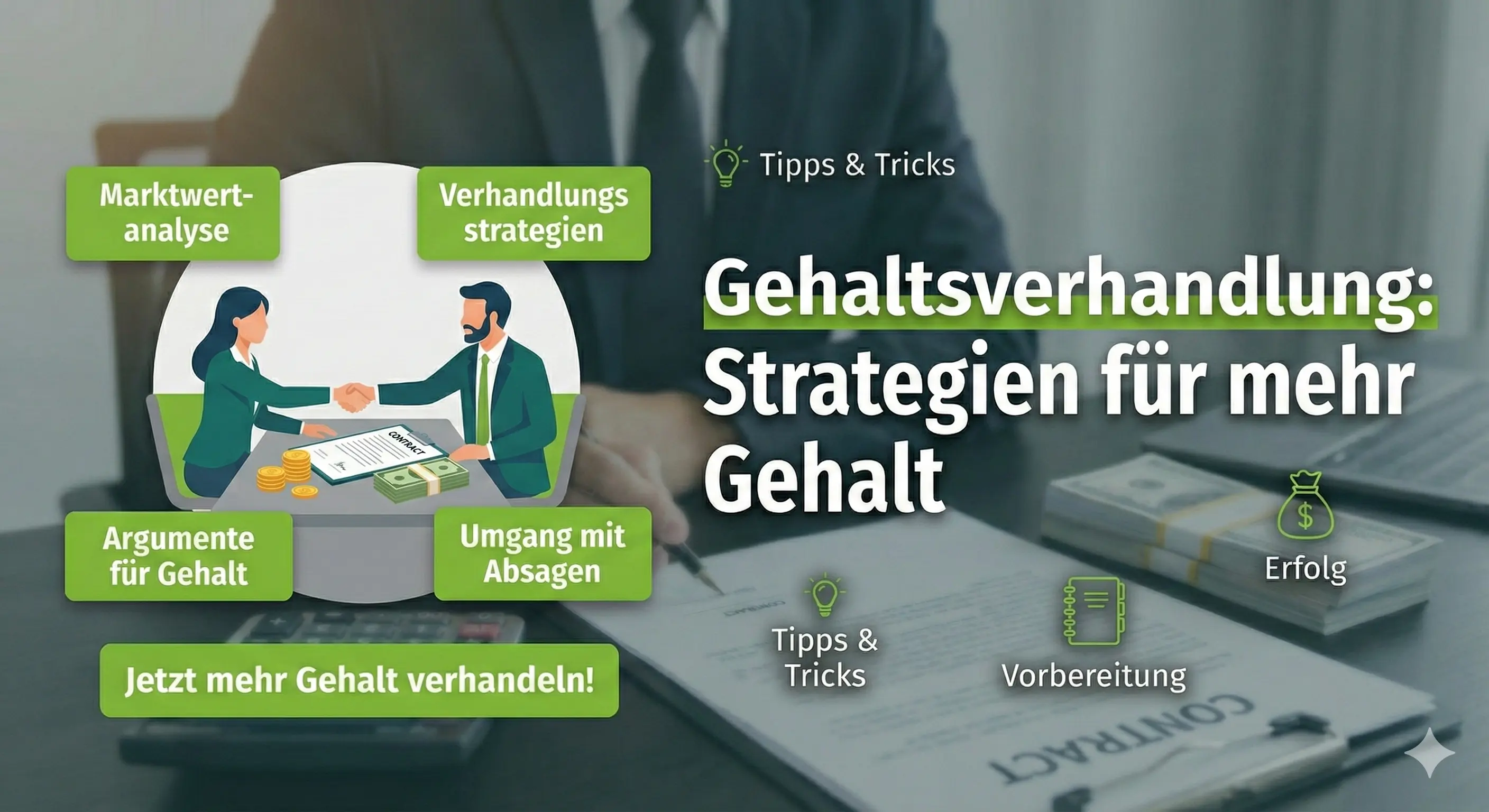 Gehaltsverhandlung - Strategien für mehr Gehalt