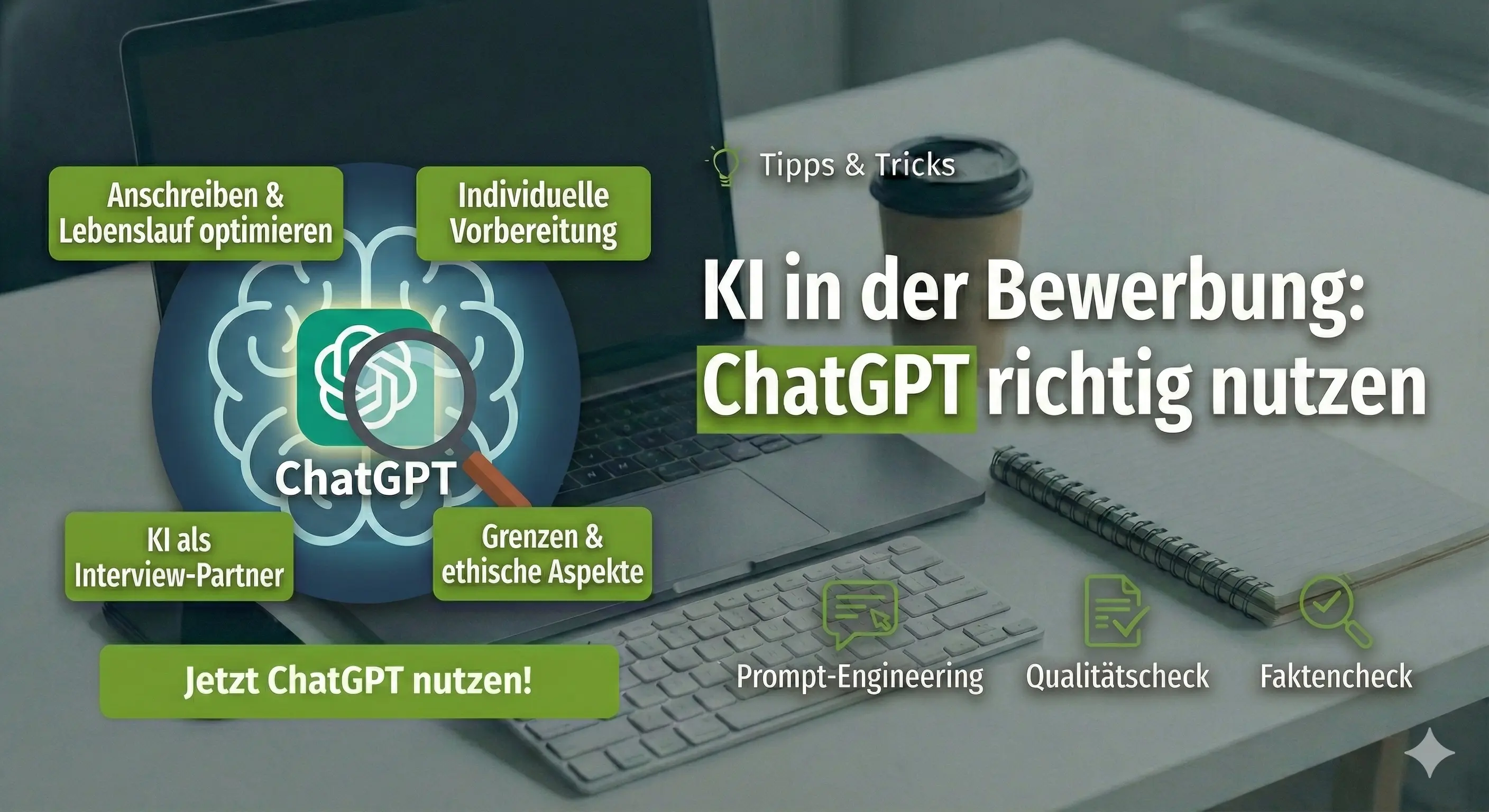 KI in der Bewerbung - ChatGPT richtig nutzen